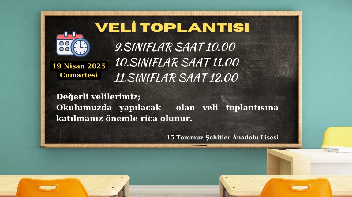 VELİ TOPLANTISI